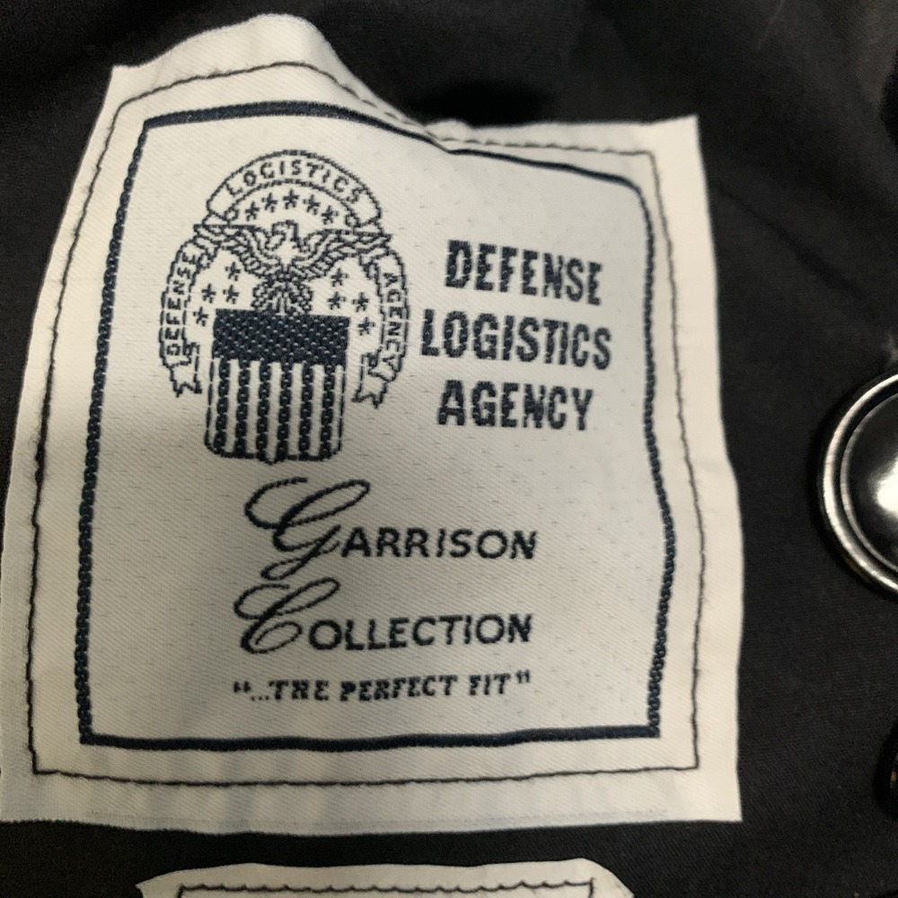 Defense Logistics Agency Garrison All Weather Black Trench Coat Men's 40XL NWOT - Picture 7 of 11